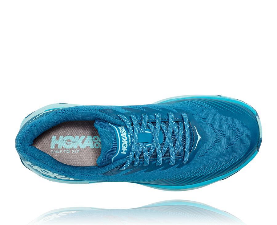 Hoka One One Trainers Womens Blue - Torrent 2 - 08536RJDL